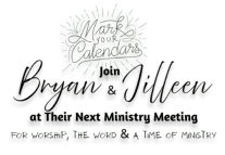 Bryan & Jilleen Minister at Thomasville Christian Fellowship on SUN-May 31 2026 at 11:30 AM - 7843 East Holly Grove Road  Thomasville, NC 27360